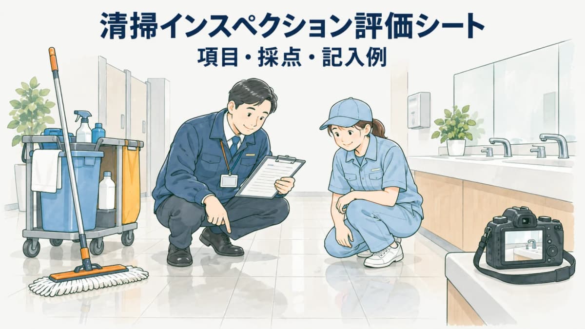 清掃インスペクション評価シート|項目・採点・記入例【2026年版】