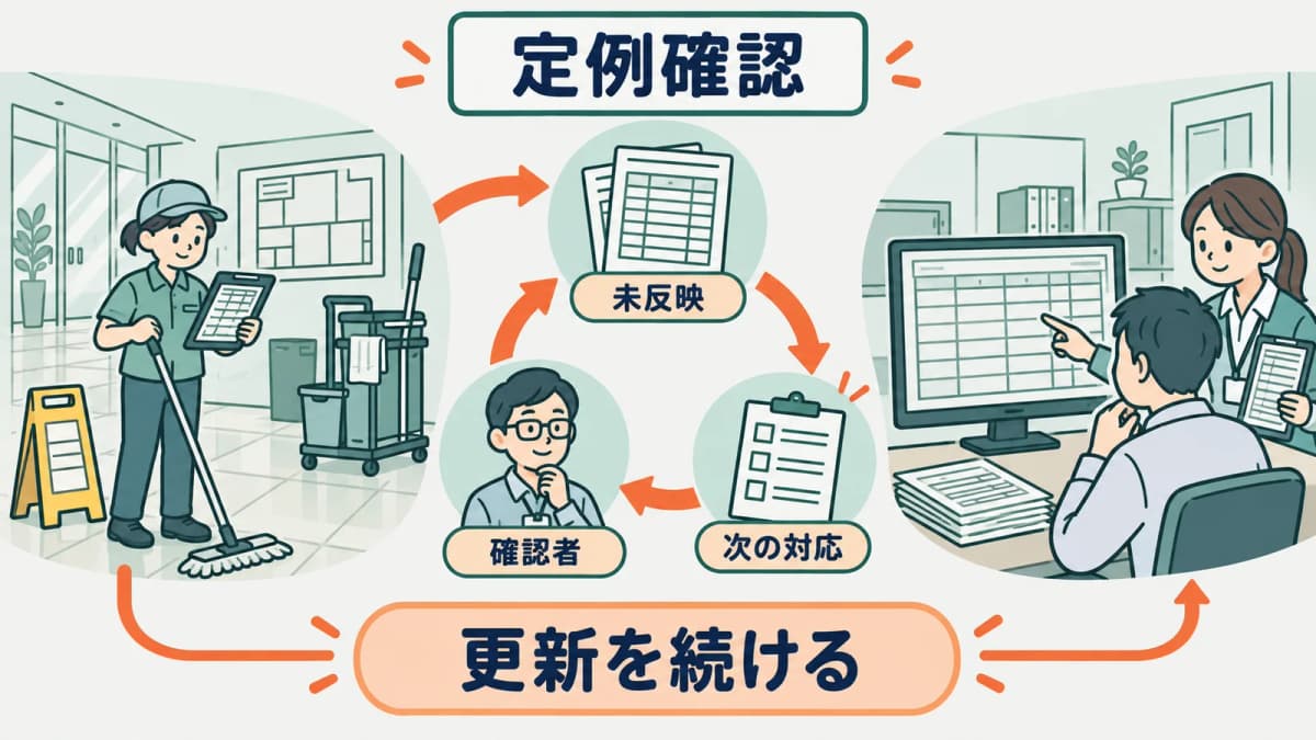 紙と表計算が混在する記録の保管先ルール